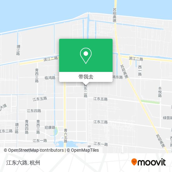 江东六路地图