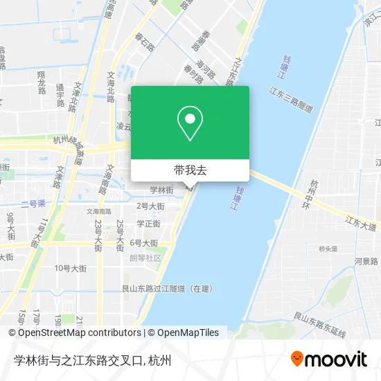 学林街与之江东路交叉口地图
