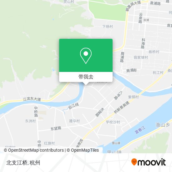 北支江桥地图
