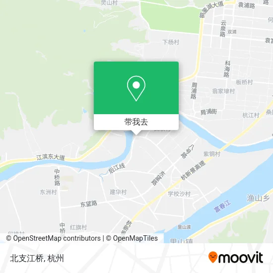 北支江桥地图