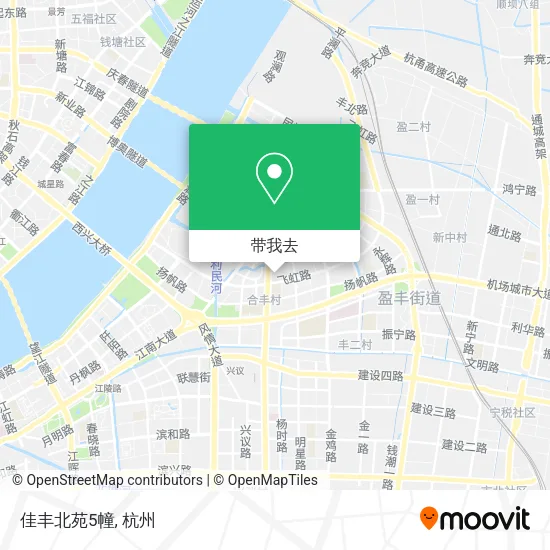 佳丰北苑5幢地图