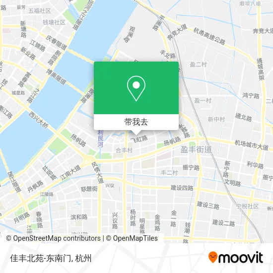 佳丰北苑-东南门地图