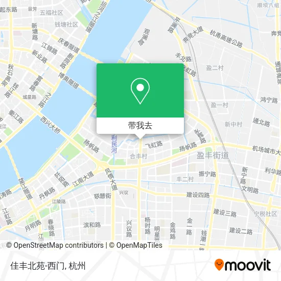 佳丰北苑-西门地图