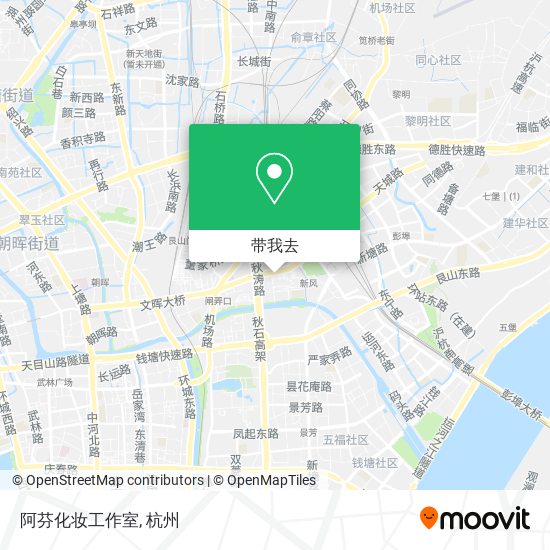 阿芬化妆工作室地图