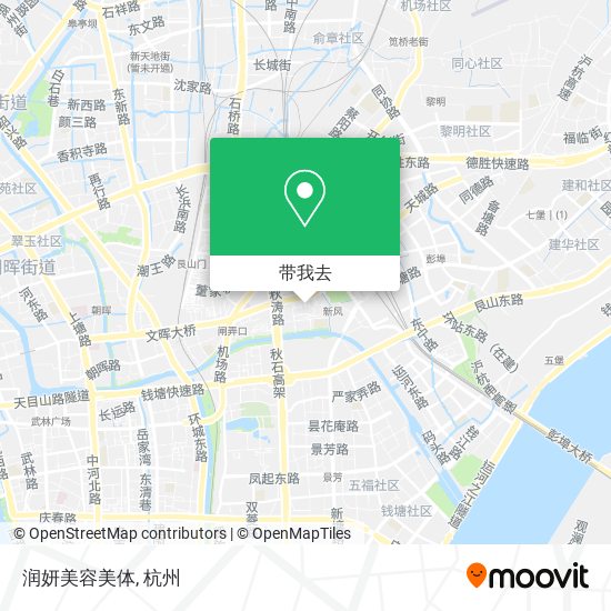 润妍美容美体地图