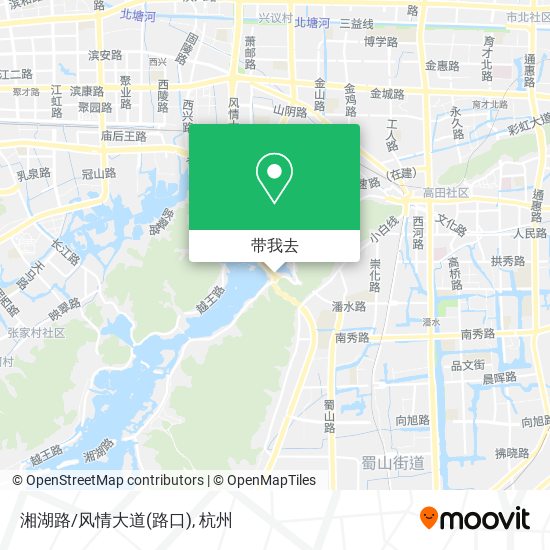 湘湖路/风情大道(路口)地图
