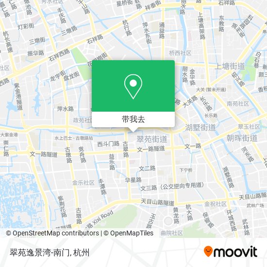 翠苑逸景湾-南门地图