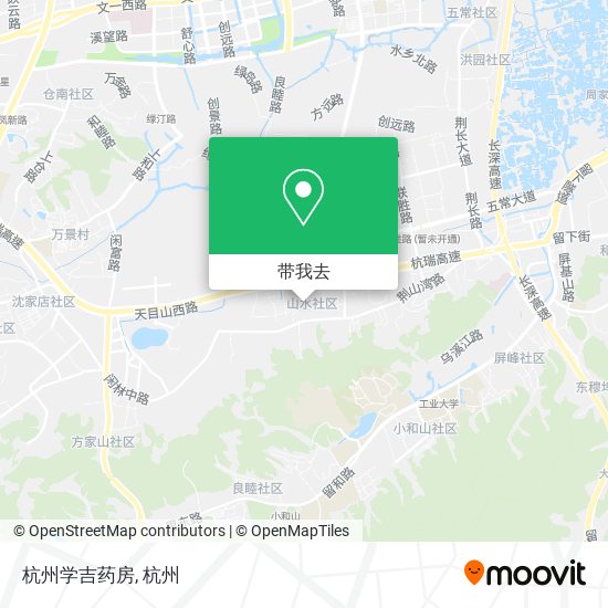 杭州学吉药房地图