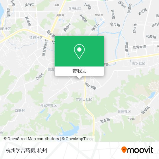 杭州学吉药房地图