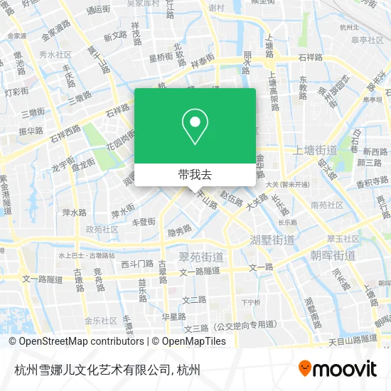 杭州雪娜儿文化艺术有限公司地图