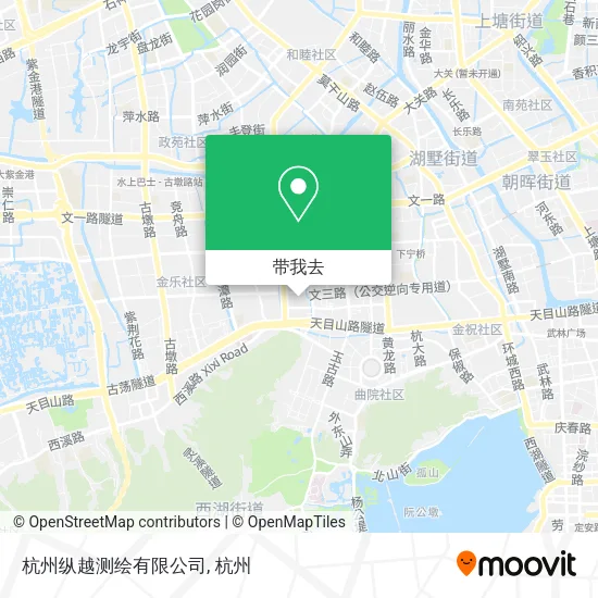 杭州纵越测绘有限公司地图