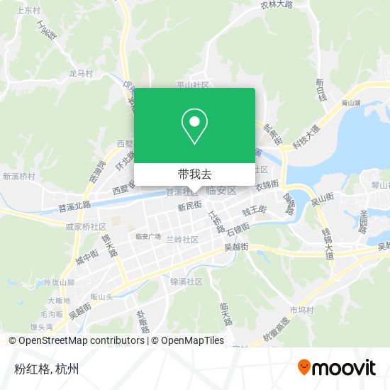 粉红格地图