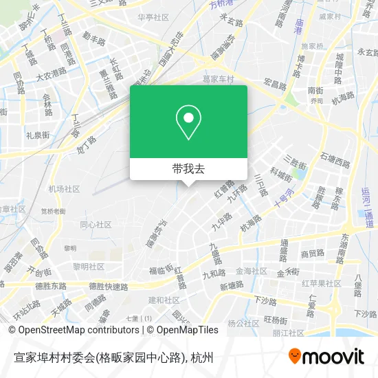 宣家埠村村委会(格畈家园中心路)地图