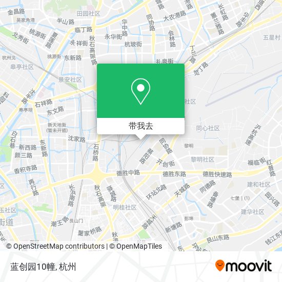 蓝创园10幢地图