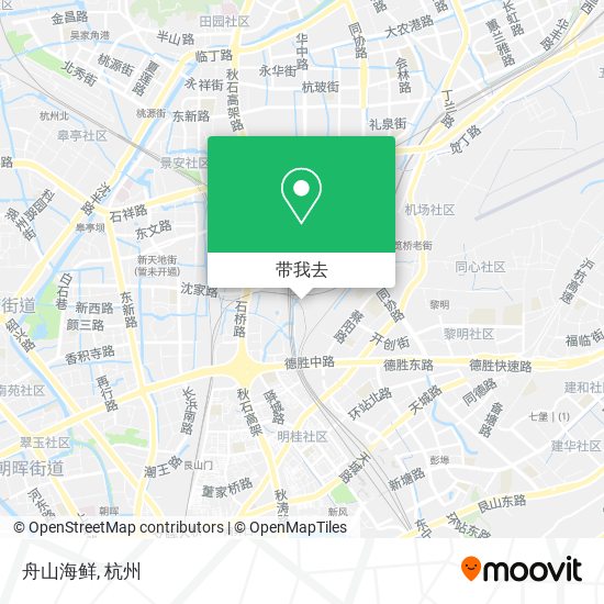 舟山海鲜地图