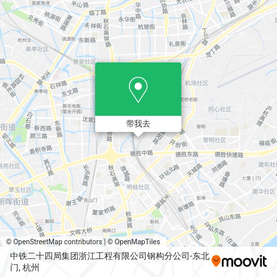 中铁二十四局集团浙江工程有限公司钢构分公司-东北门地图