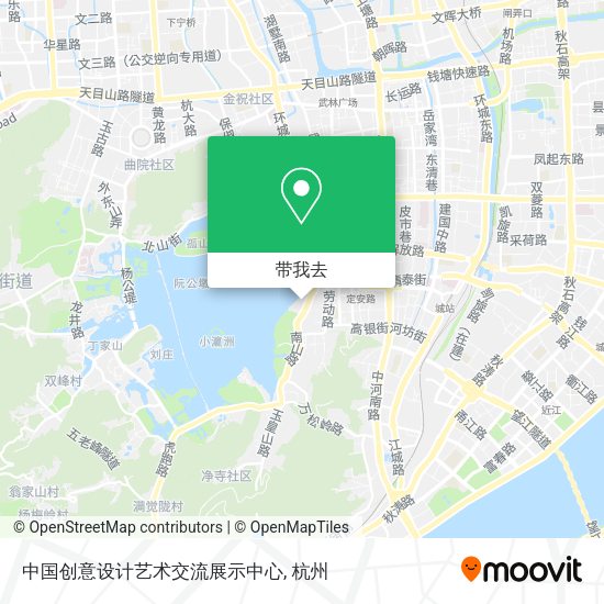 中国创意设计艺术交流展示中心地图