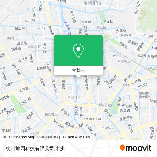 杭州坤园科技有限公司地图