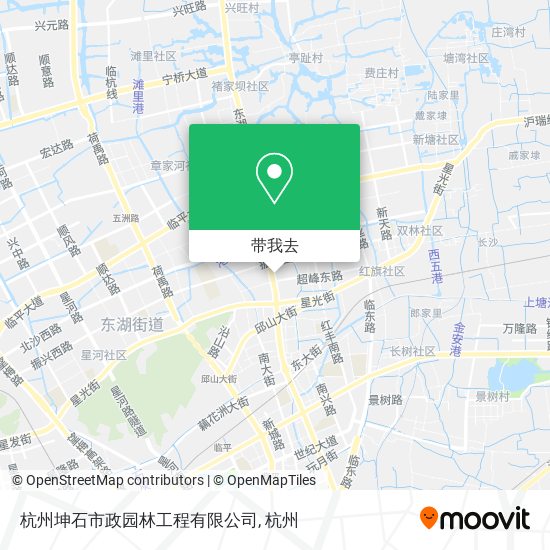 杭州坤石市政园林工程有限公司地图