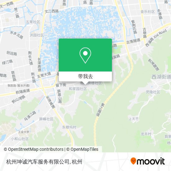 杭州坤诚汽车服务有限公司地图