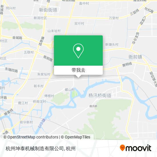 杭州坤泰机械制造有限公司地图