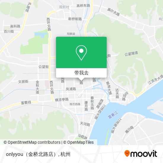onlyyou（金桥北路店）地图