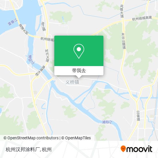 杭州汉邦涂料厂地图