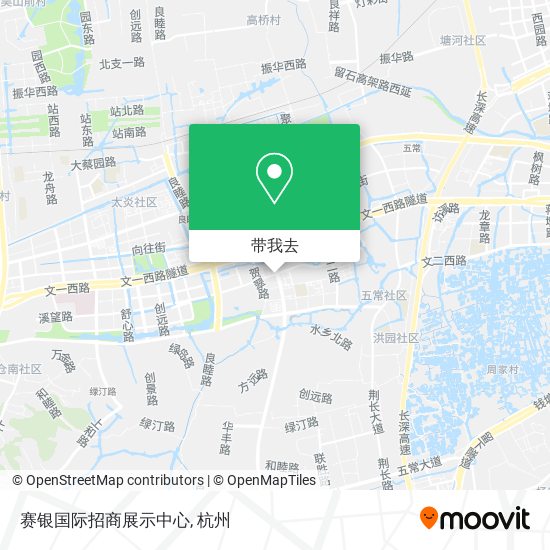 赛银国际招商展示中心地图
