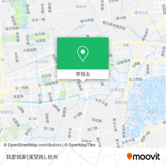 我爱我家(溪望路)地图