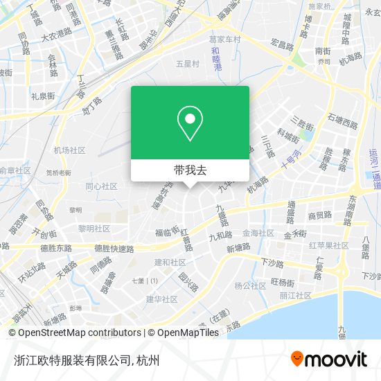 浙江欧特服装有限公司地图