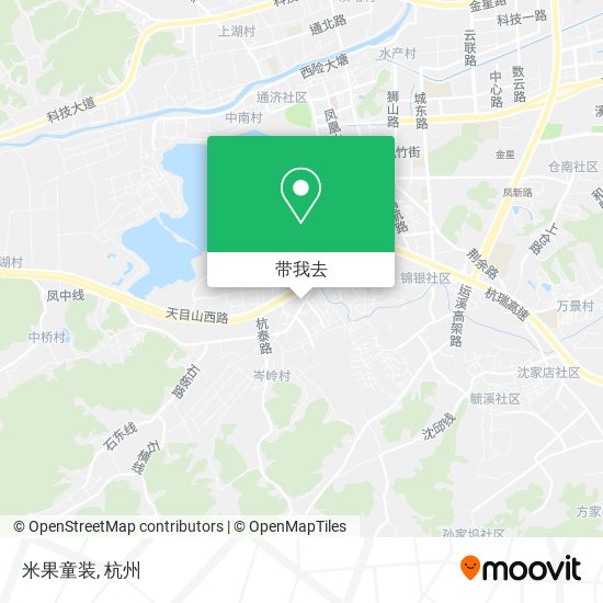 米果童装地图