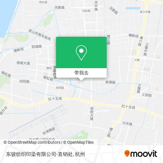 东骏纺织印染有限公司-直销处地图