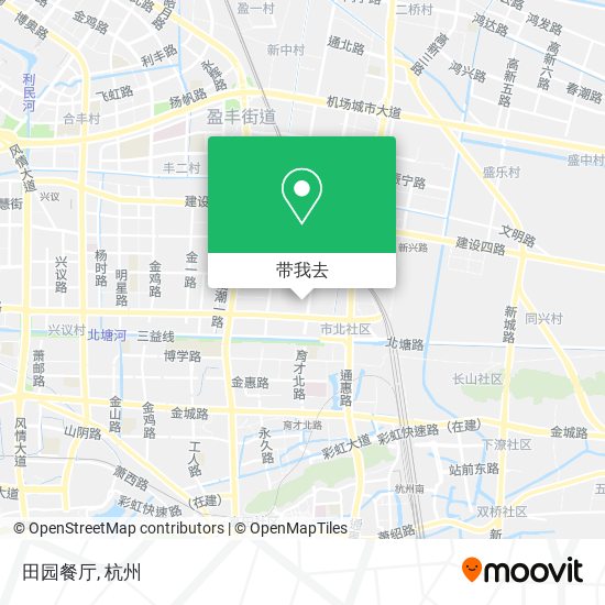 田园餐厅地图