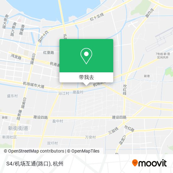 S4/机场互通(路口)地图