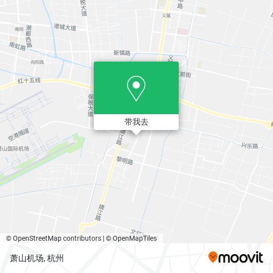 萧山机场地图