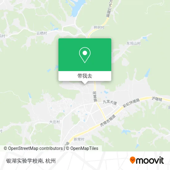 银湖实验学校南地图