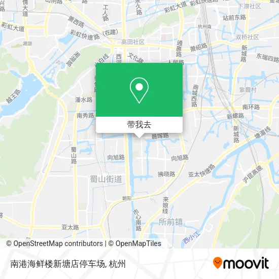 南港海鲜楼新塘店停车场地图