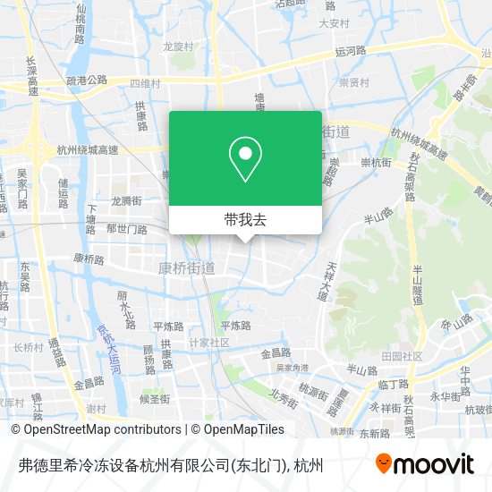 弗德里希冷冻设备杭州有限公司(东北门)地图