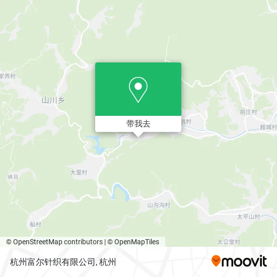 杭州富尔针织有限公司地图
