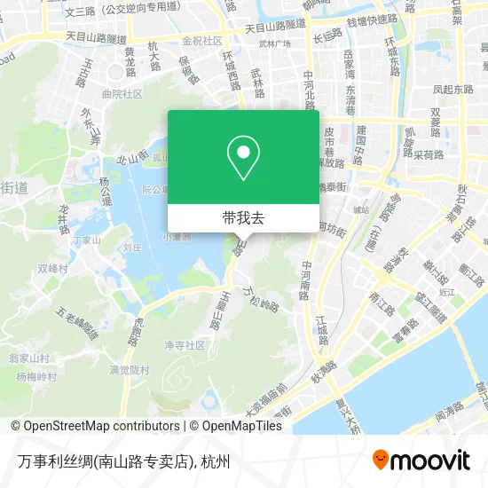 万事利丝绸(南山路专卖店)地图
