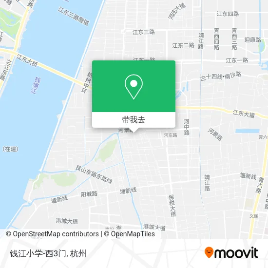钱江小学-西3门地图