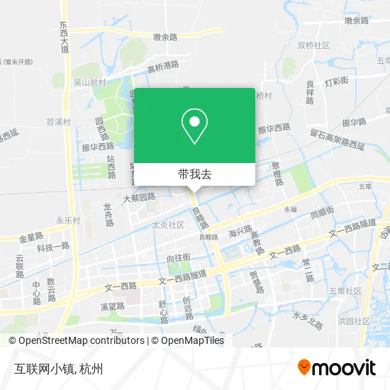 互联网小镇地图