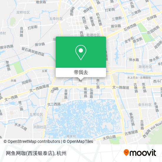 网鱼网咖(西溪银泰店)地图