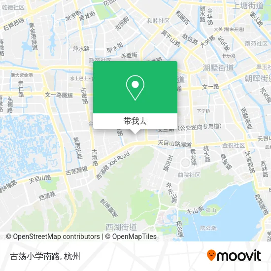 古荡小学南路地图