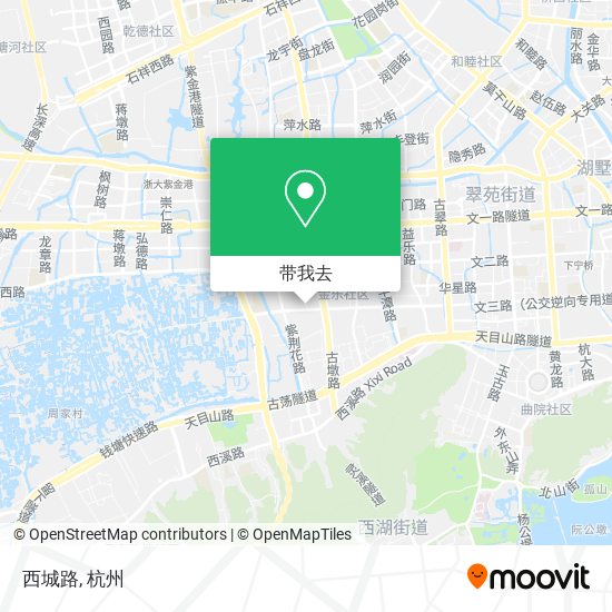 西城路地图