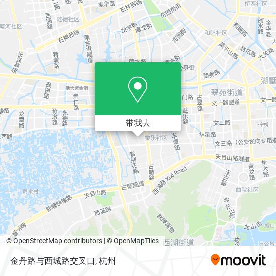 金丹路与西城路交叉口地图