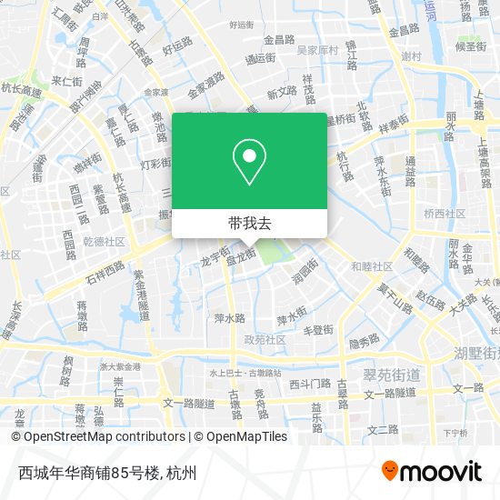 西城年华商铺85号楼地图