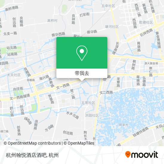 杭州翰悦酒店酒吧地图