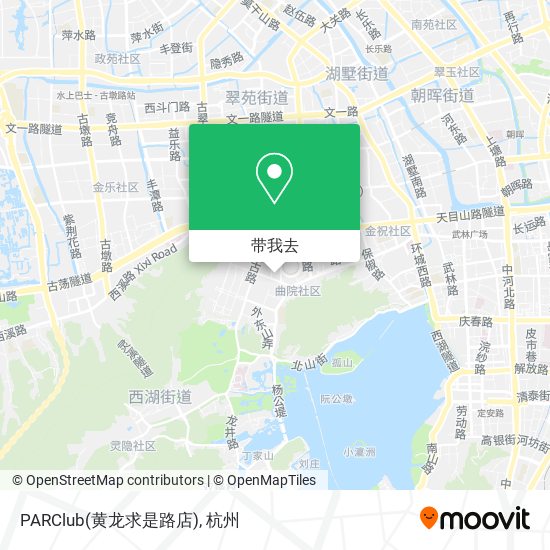 PARClub(黄龙求是路店)地图