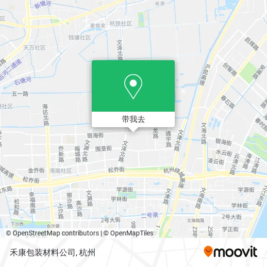 禾康包装材料公司地图